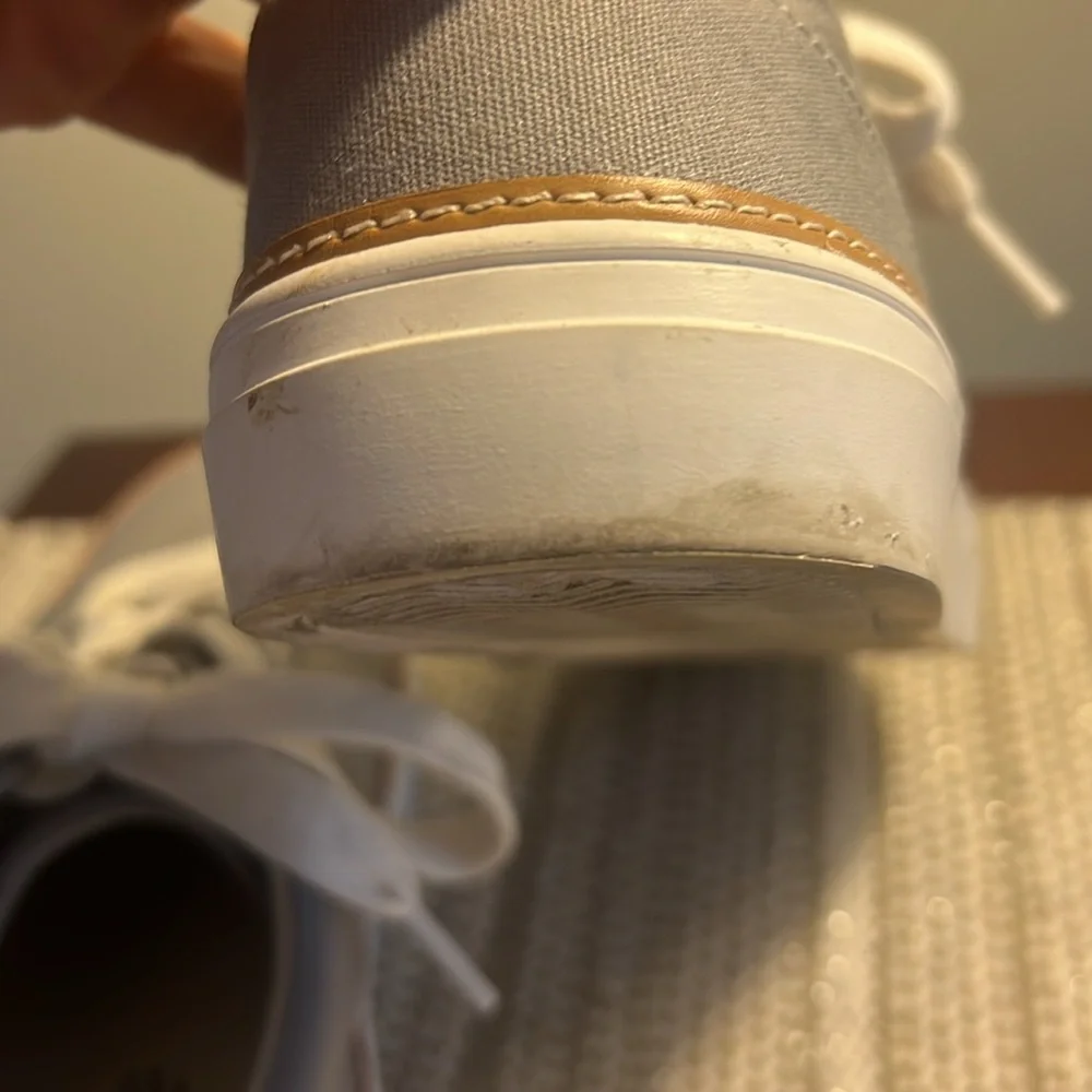 Toms Women’s Canvas Drizzle Gray Sneaker Size 9 RUNS SMALL